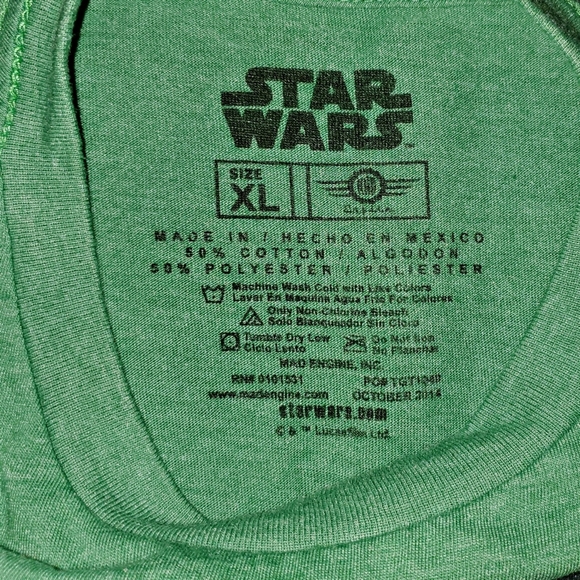 Yoda Star Wars Holiday Kids Size XL T shirt - Picture 2 of 2
